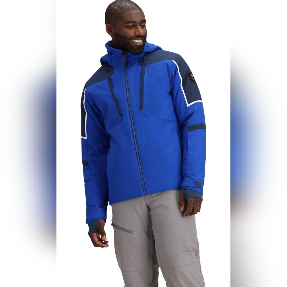 Obermeyer Men's Foundation Jacket Blue‎ Small